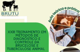 XXIII TREINAMENTO EM MÉTODOS DE DIAGNÓSTICO E CONTROLE DA BRUCELOSE E TUBERCULOSE ANIMAL